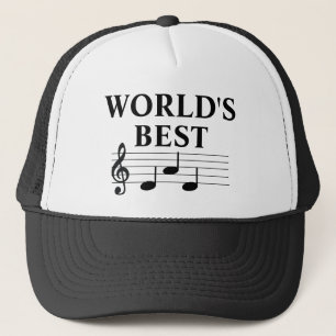 World's Best Pappa Musician Music Note Treble Clef Keps