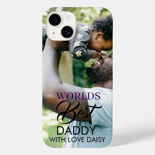 Worlds Best pappa | Photo Fodral-Mate iPhone (Baksida)