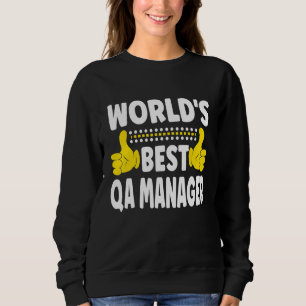 World's Best QA Manager Job Title Profession QA Mo T Shirt