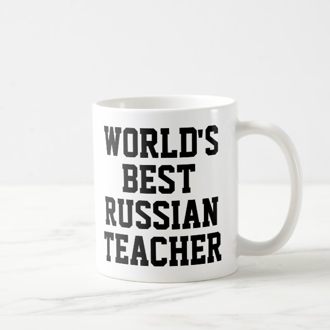 World's Best Russian Teacher Gift Mugg (Höger)