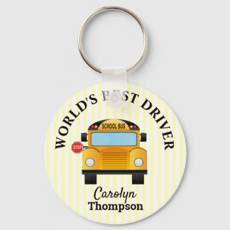 Worlds Best School Buss Driver Nyckelring