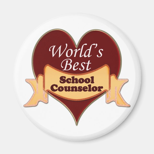 World's Best School Counselor Magnet (Framsidan)