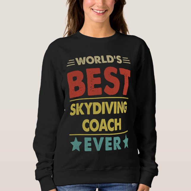 World's Best Skydiving Coach Ever  1 T Shirt (Framsida)