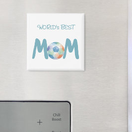 World's Best Soccer Mom Mother's Day Gift Magnet