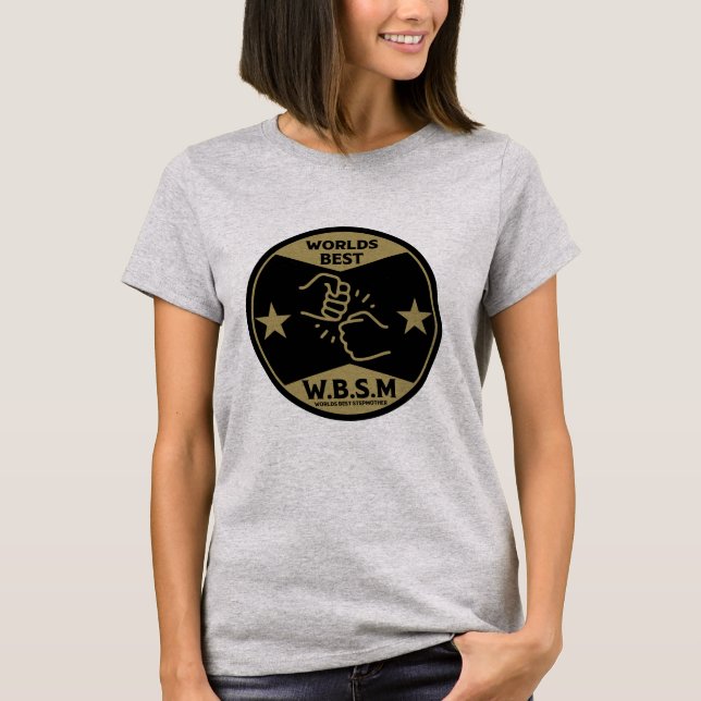 WORLDS BEST STEP MOR T SHIRT (Framsida)