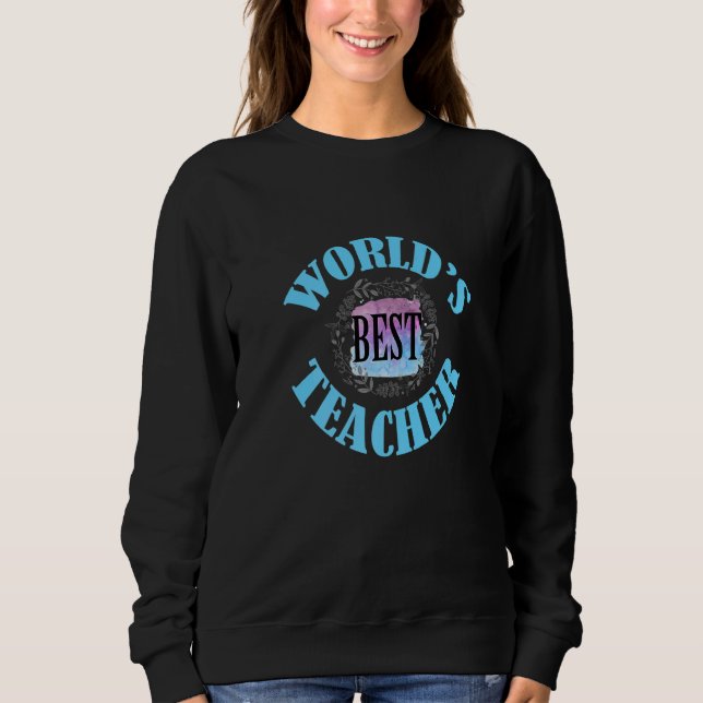 World's Best Teacher   T Shirt (Framsida)