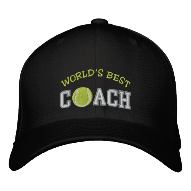 World's Best Tennis Coach Broderad Keps (Framsida)
