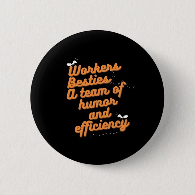 World's Best Work Bestie Emotional Help Coworking  Knapp (Framsida)