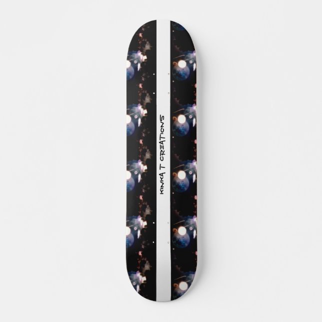 Worlds Collide Skateboard Deck 7¾ tum (Framsida)