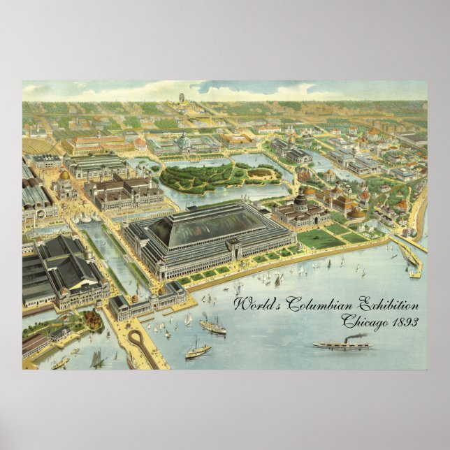 World's Columbian Exposition, Chicago, 1893 Poster (Framsidan)