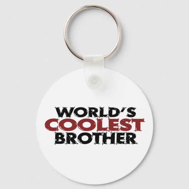 Worlds Coolest Brother Nyckelring (Framsida)
