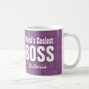 World's Coolest CHEF Lila Bricks Anpassningsbar V2 Kaffemugg