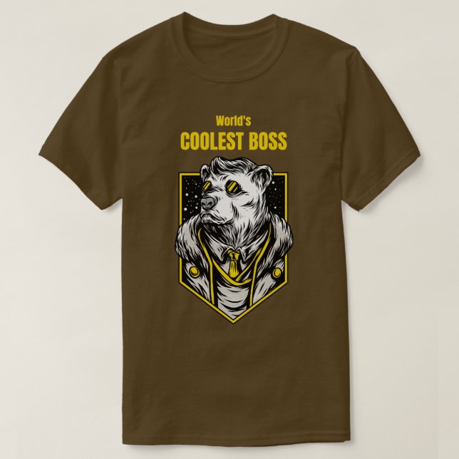Worlds Coolest Chef T Shirt (Design framsida)