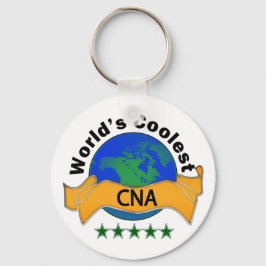 World's Coolest CNA Nyckelring
