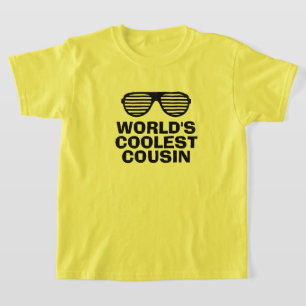 World's Coolest Cousin lustit barn t shirt for boy