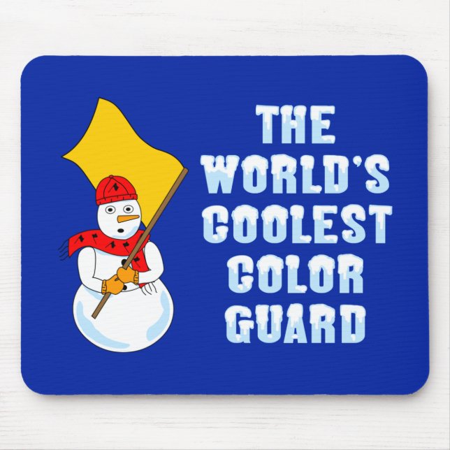 World's Coolest Färg Guard Musmatta (Framsidan)