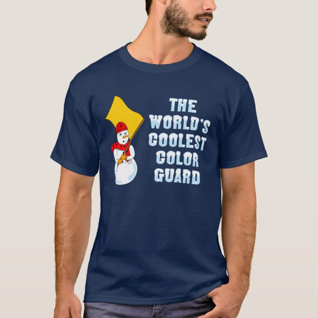 World's Coolest Färg Guard T-Shirt (Framsida)