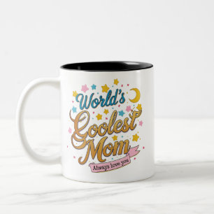 World's Coolest Mamma Cute Two-Tone Coffee Mugg Gi