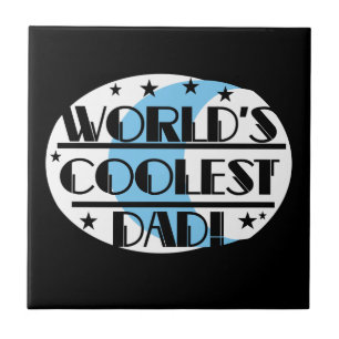 World's Coolest Pappa Gifts Kakelplatta