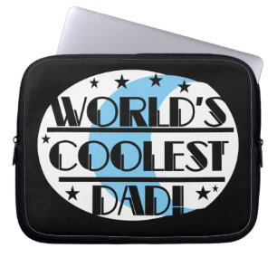World's Coolest Pappa Gifts Laptop Fodral