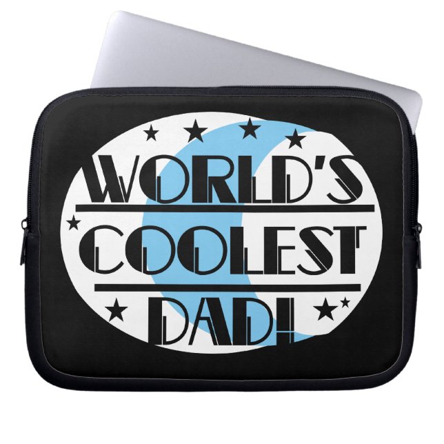 World's Coolest Pappa Gifts Laptop Fodral (Framsidan)