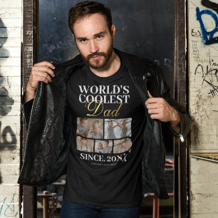 World's Coolest Pappa Photo T-Shirt