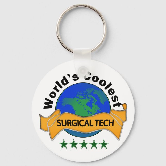 World's Coolest Surgical Tech Nyckelring (Framsida)