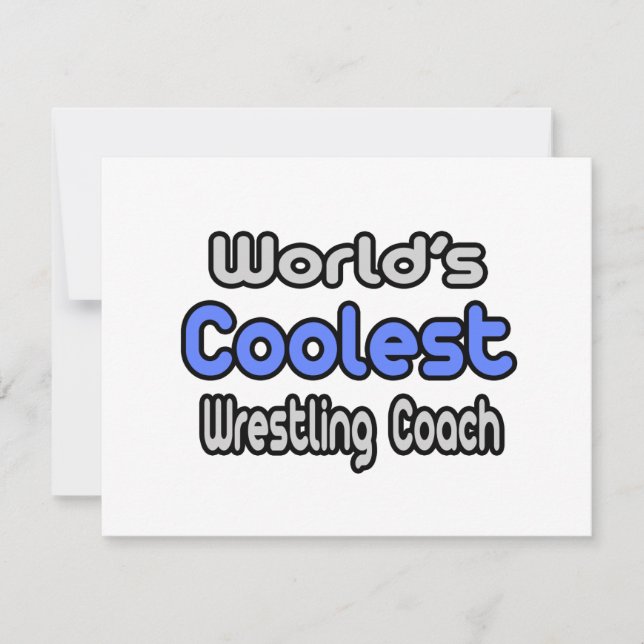 World's Coolest Wrestling Coach (Framsida)
