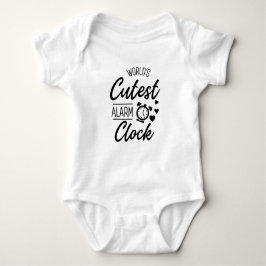 World's Cutest Alarm Clock, rolig babydusch T Shirt