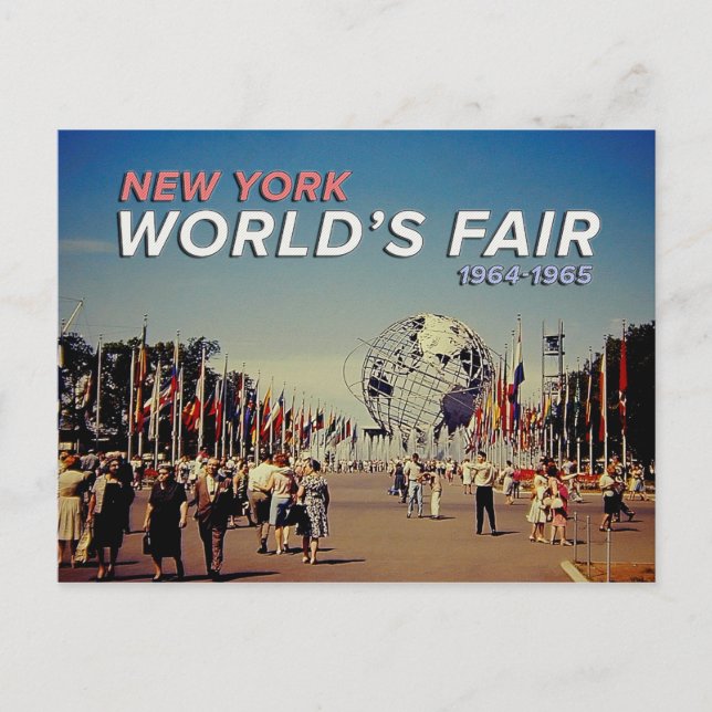 World's Fair 1964 Vykort (Framsida)