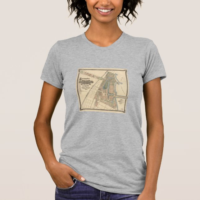 World's Fair Chicago Souvenir Karta, 1893 T Shirt (Framsida)