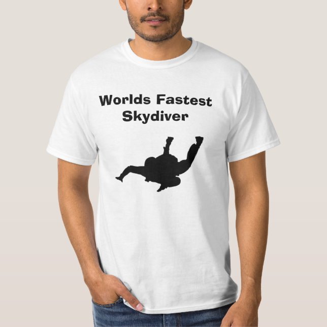 Worlds fastest skydiver T-shirt (Framsida)