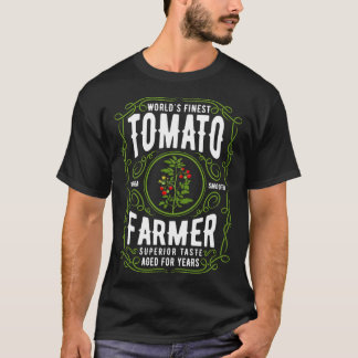 Worlds Finest Tomato Farmer Tomato  T Shirt