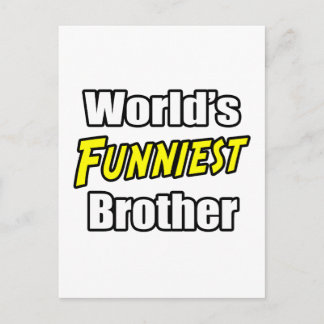 World's Funniest Brother Vykort