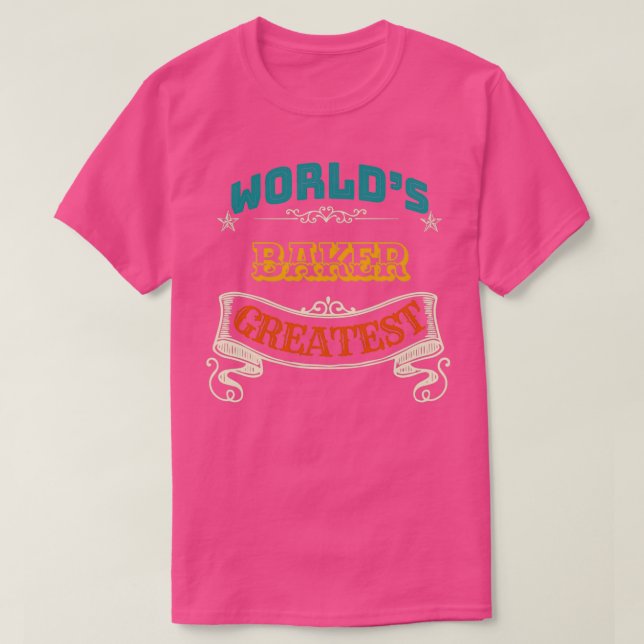 WORLDS GREATEST BAKERTShirt T Shirt (Design framsida)