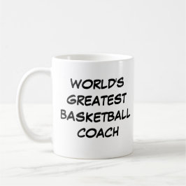 "World's Greatest Basketball Coach" Mug Kaffemugg