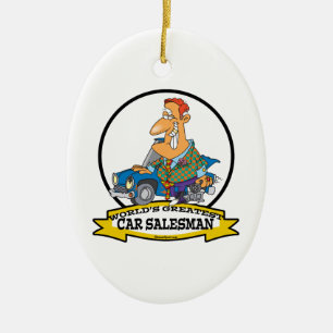 WORLDS GREATEST CAR SALESMAN II TECKNAD JULGRANSPRYDNAD KERAMIK
