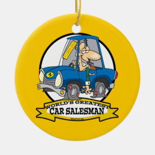WORLDS GREATEST CAR SALESMAN MANAR TECKNAD JULGRANSPRYDNAD KERAMIK