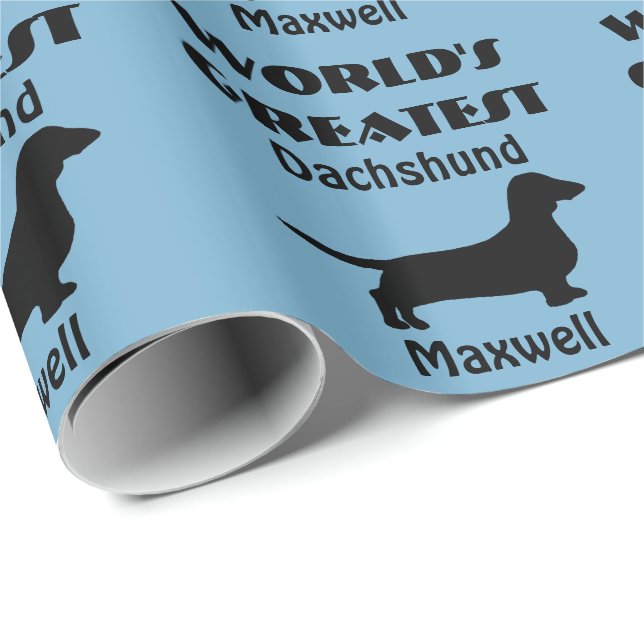 Worlds Greatest Dachshund Presentpapper (Rullad Hörn)