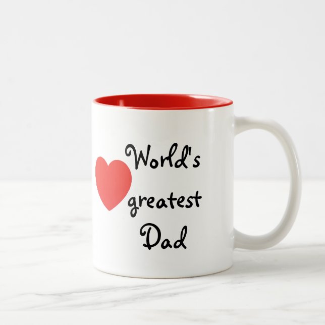 World's greatest Dad Två-Tonad Mugg (Höger)