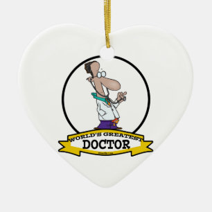 WORLDS GREATEST DOKTOR MANAR TECKNAD JULGRANSPRYDNAD KERAMIK