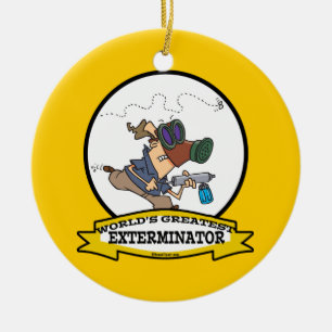 WORLDS GREATEST EXTERMINATOR MANAR TECKNAD JULGRANSPRYDNAD KERAMIK