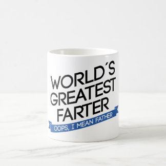 worlds greatest farter banner kaffemugg