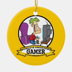 WORLDS GREATEST GAMER II-TECKNADEN JULGRANSPRYDNAD KERAMIK