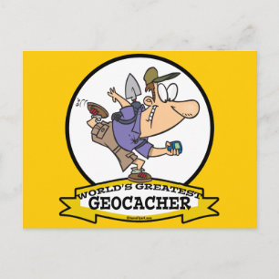 WORLDS GREATEST GEOCACHER MANAR TECKNAD VYKORT