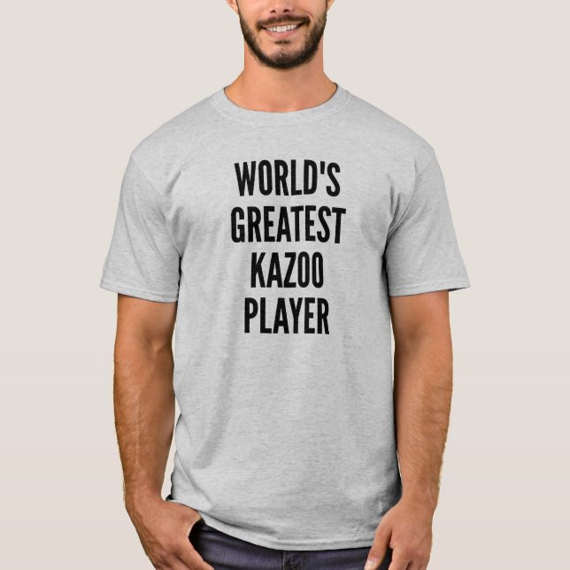 Worlds Greatest Kazoo Player T-shirt (Framsida)