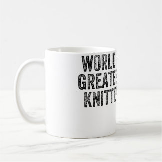 World'S Greatest Knitter Funny Knitting Crochet Kaffemugg