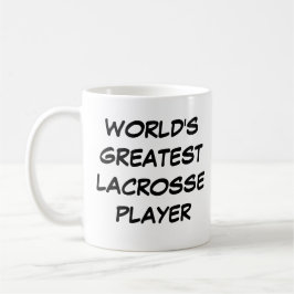 "World's Greatest Lacrosse Player" Mug Kaffemugg