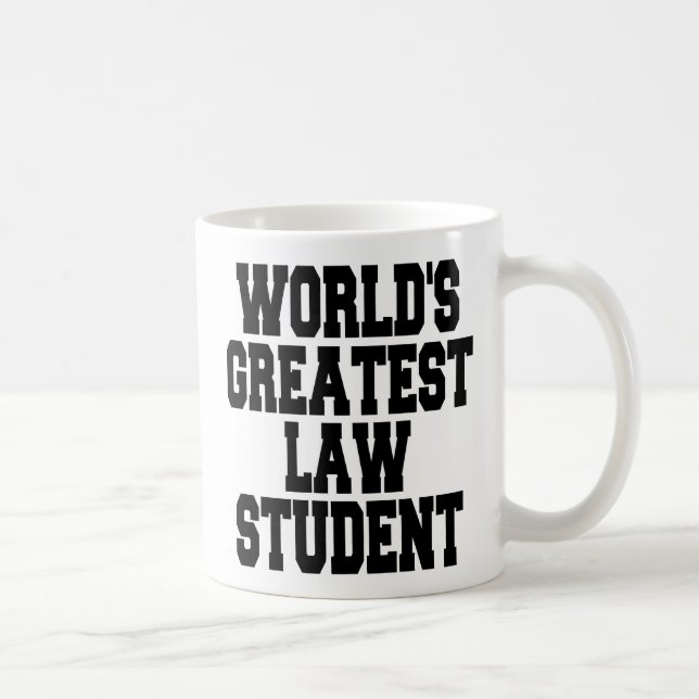 Worlds Greatest Law Student Kaffemugg (Höger)