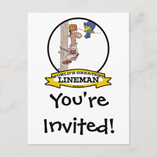 WORLDS GREATEST LINEMAN MANAR TECKNAD INBJUDNINGAR